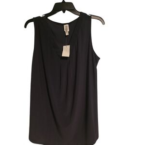 Dark Gray Sleeveless Top NWT